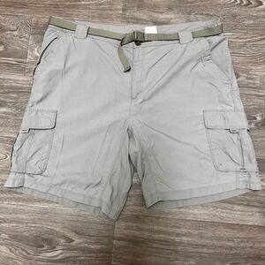 Columbia Titanium Cargo Shorts Hiking Outdoor Belted XXL 0147‎